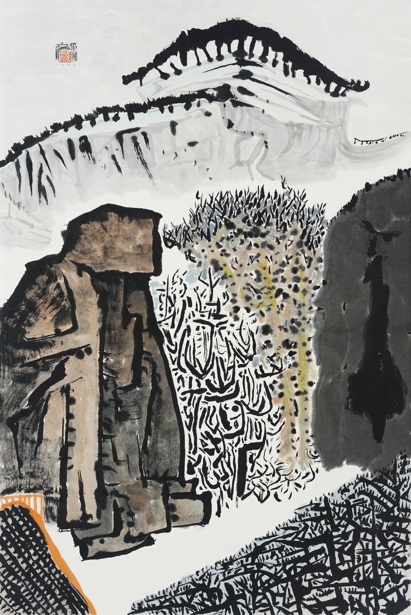 Jang Byeong Eun · Eastbrush · 张炳彥 · Landscape_in_Mind ·  ink_and_light_color_on_paper · 1050mm_x_700mm · 2026